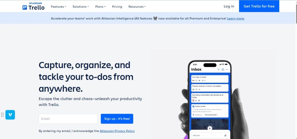 trello 10 Powerful business tools